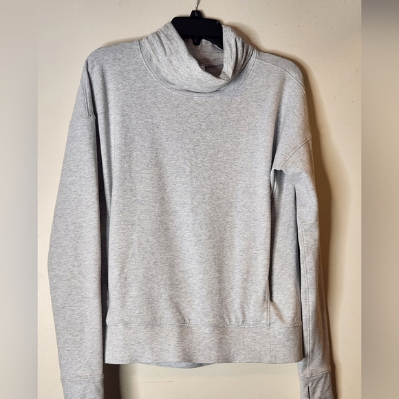 lululemon Go Forward Light Gray Cowl Neck Pullover - Picture 1 of 6